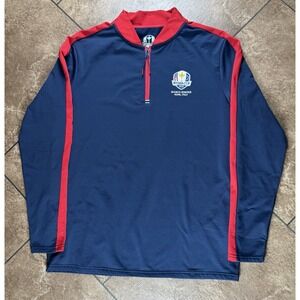 Ryder Cup 2023 1/4 Zip Pullover Mens Ryder Cup Golf Marco Simone Rome